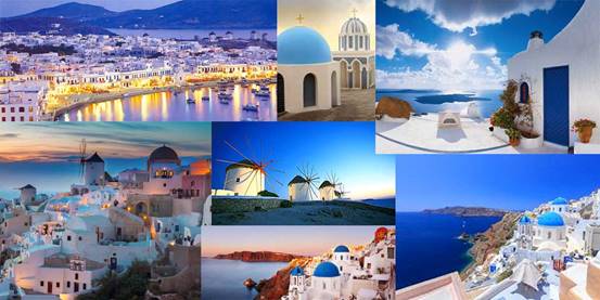 A picture containing sky, water, building, collage

Description automatically generated