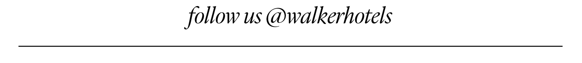 Walker Hotel Instagram